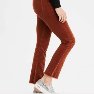 brown corduroy pants american eagle
